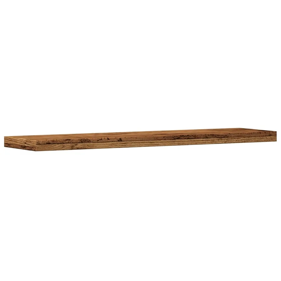 Étagères murales 4 pcs vieux bois 40x10x1,5cm bois d'ingénierie - 4