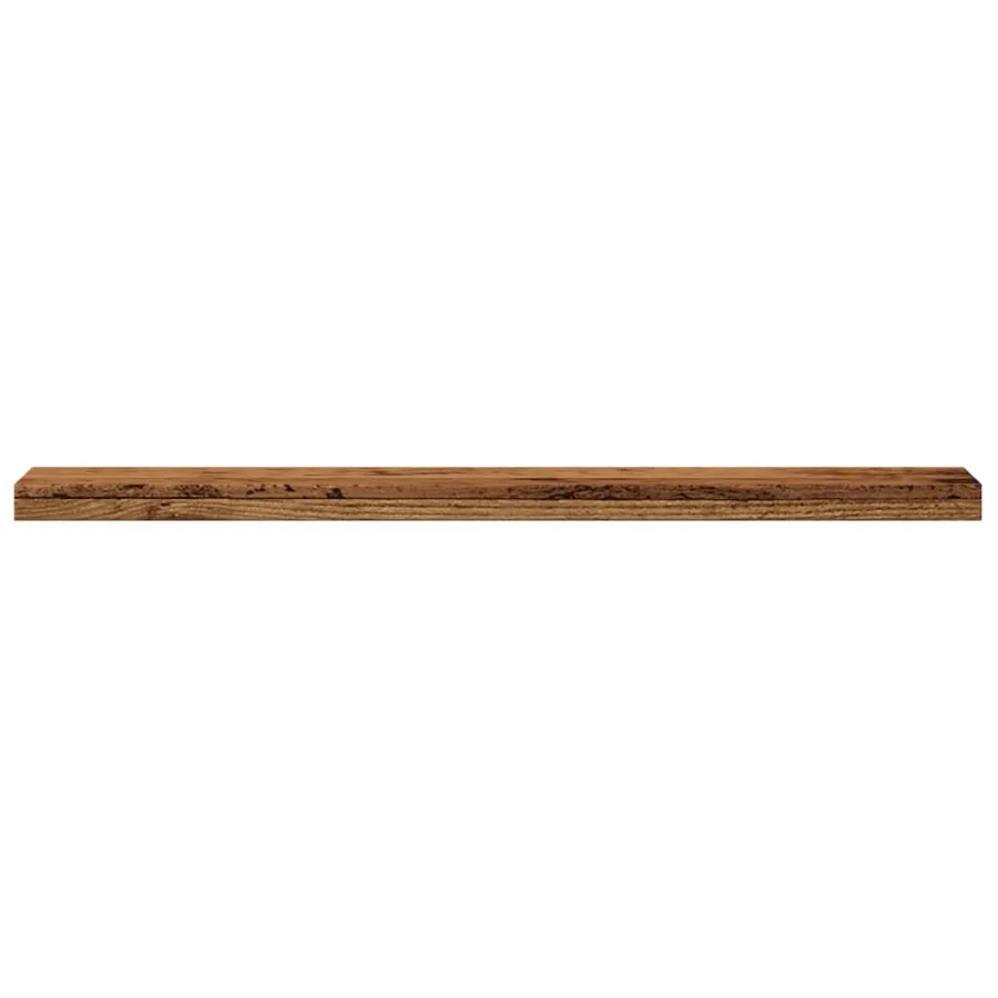 Étagères murales 4 pcs vieux bois 40x10x1,5cm bois d'ingénierie - 5