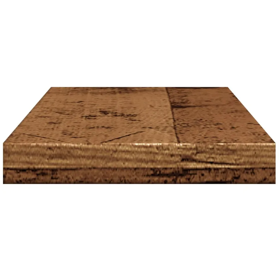 Étagères murales 4 pcs vieux bois 40x10x1,5cm bois d'ingénierie - 7