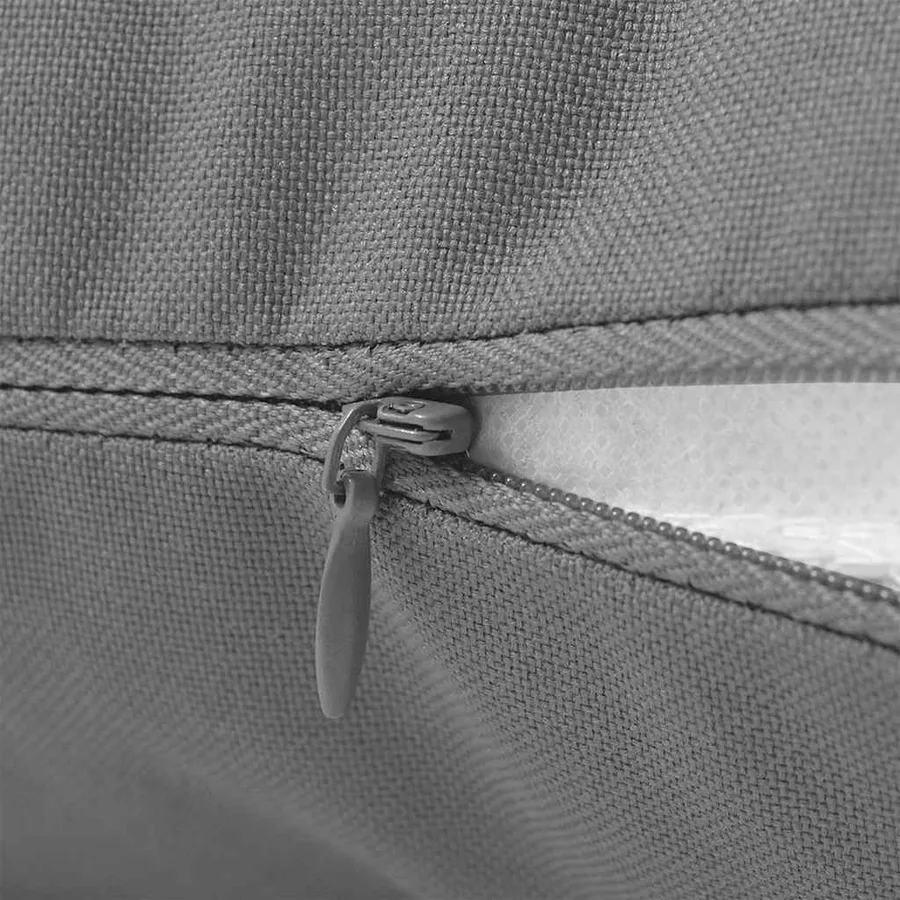 Oreiller d'extérieur lot de 2 60 x 40 cm Gris - 4