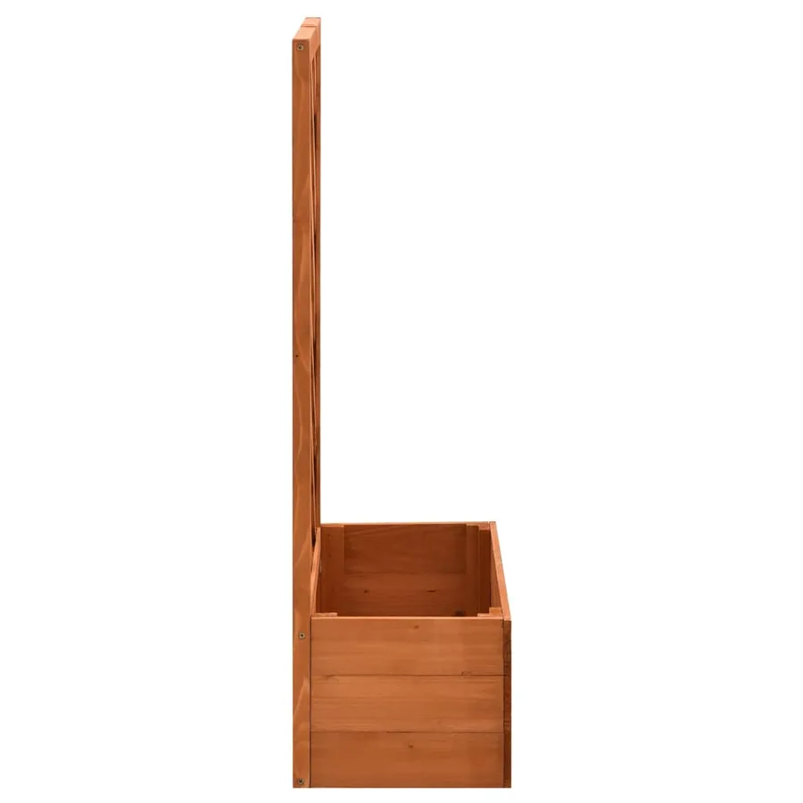 Garden trellis planter Orange 50x25x90cm Fir wood - 3