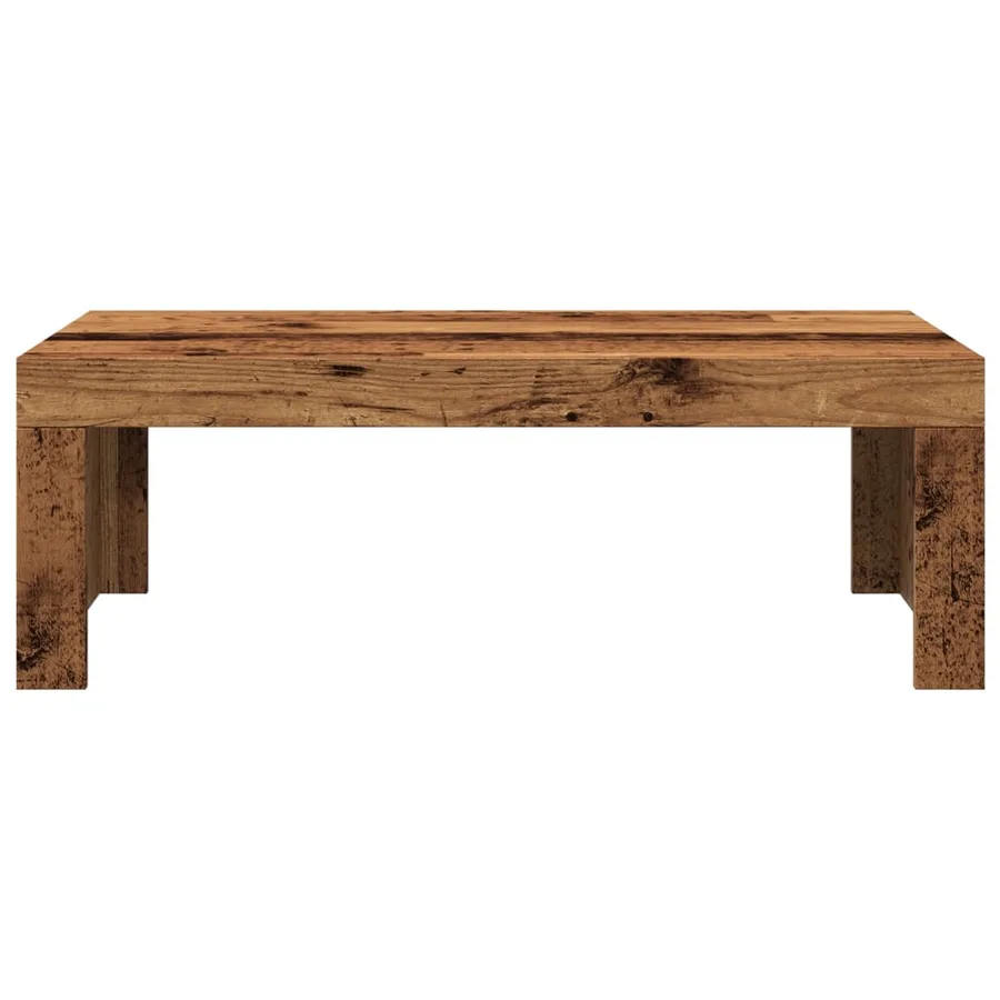 Table basse vieux bois 102x50x35 cm bois d'ingénierie - 4