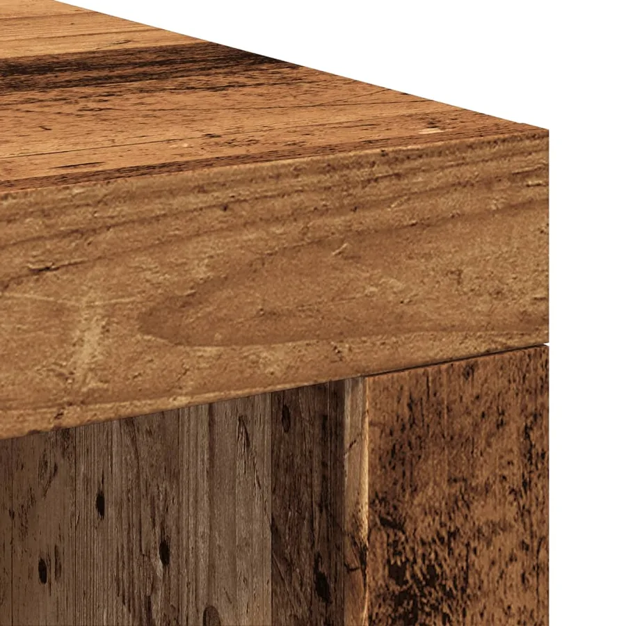 Table basse vieux bois 102x50x35 cm bois d'ingénierie - 7