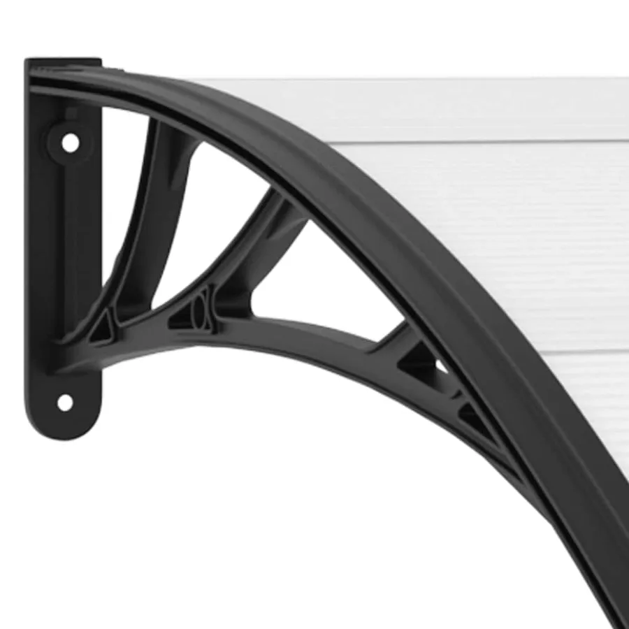 Auvent de porte 120 x 100 cm PC - 6