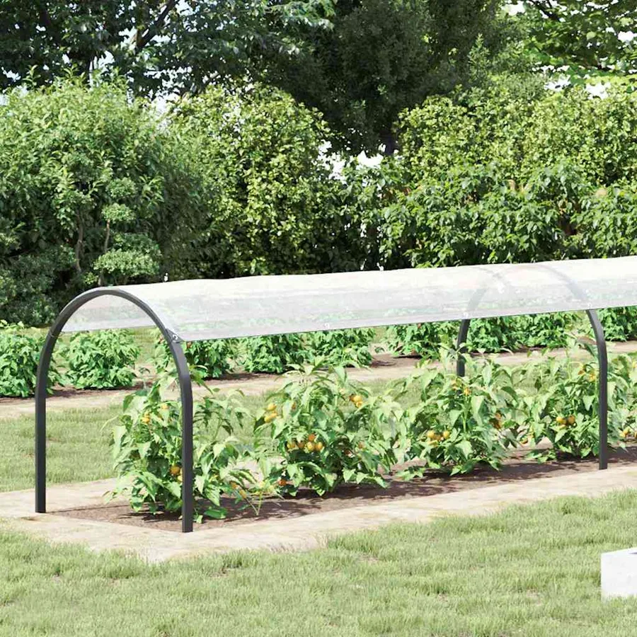 Housse de protection plantes avec œillets 1x6 m polyéthylène - 2