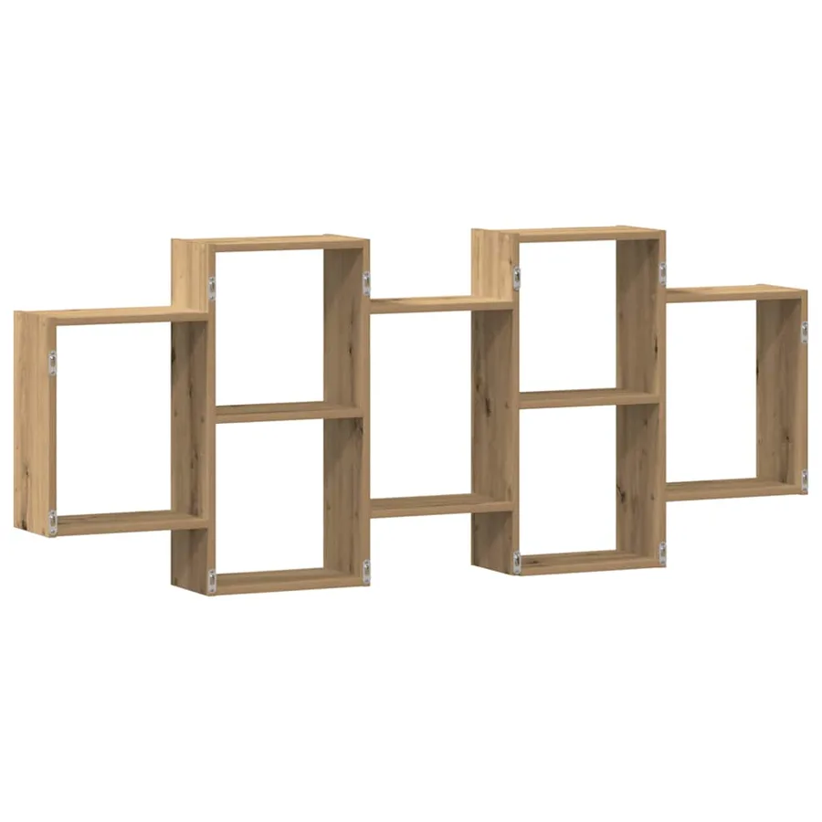 Étagère murale chêne artisanal 159x18x65 cm bois d'ingénierie - 6