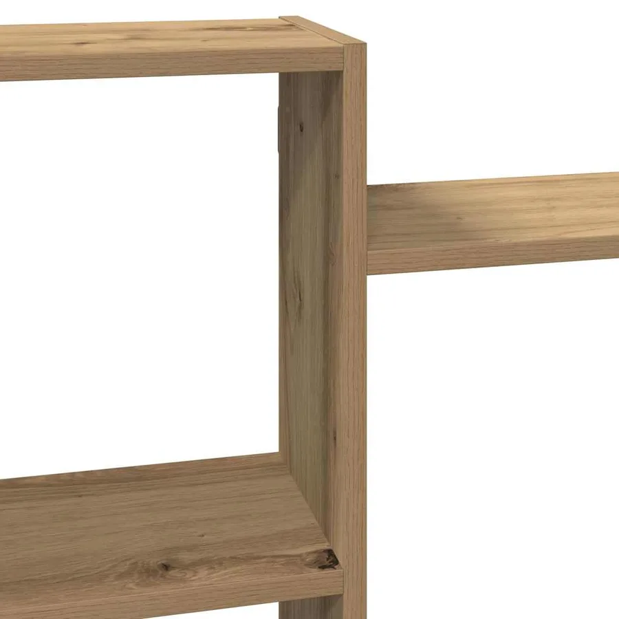Étagère murale chêne artisanal 159x18x65 cm bois d'ingénierie - 7