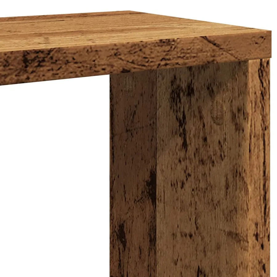 Étagères cube murales 6 pcs vieux bois 30x15x30 cm - 8