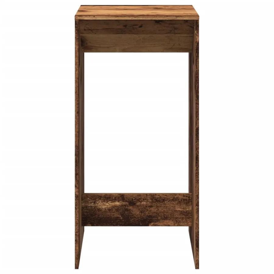 Table de bar vieux bois 51x50x103,5 cm bois d'ingénierie - 4