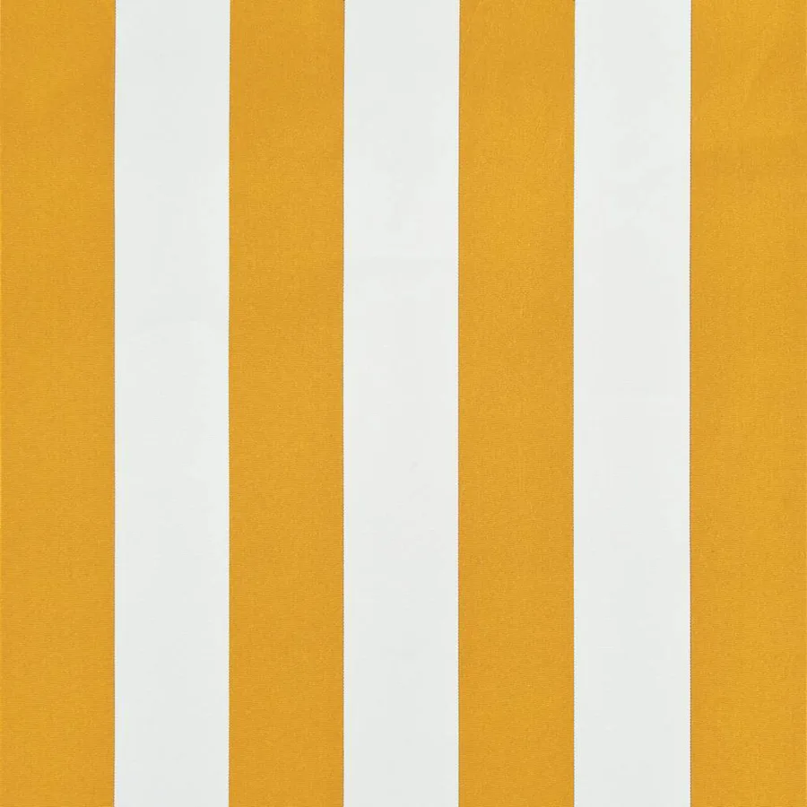 Auvent rétractable 250x150 cm Jaune et blanc - 7