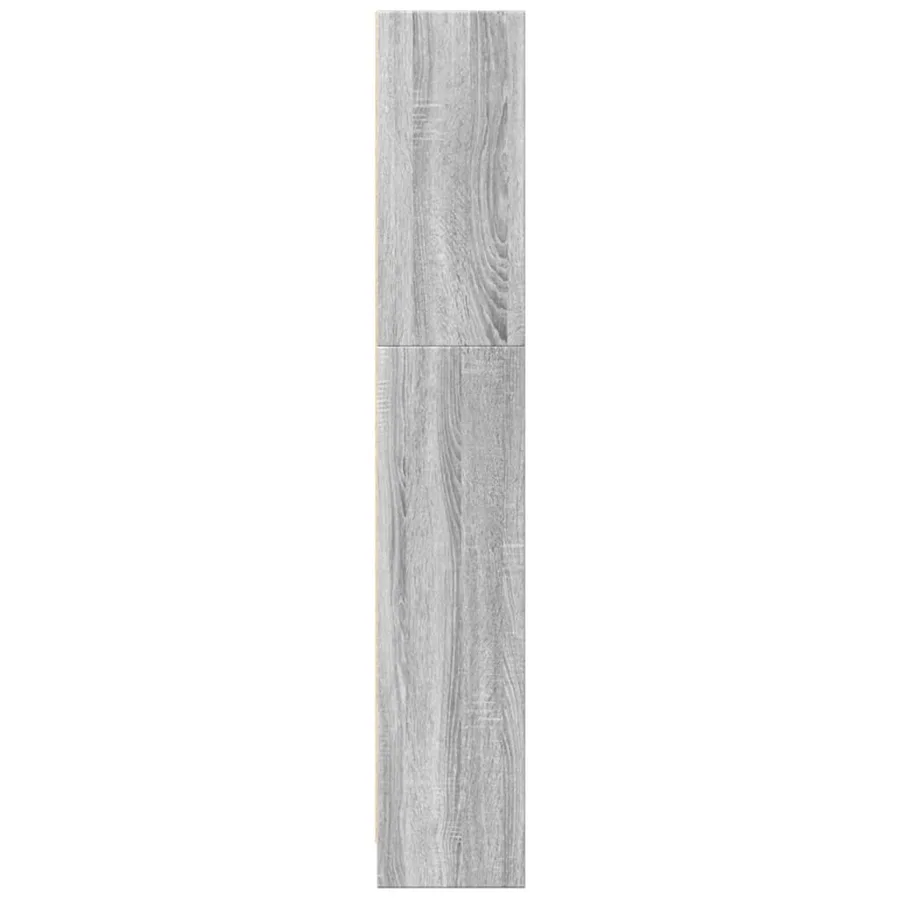 Bibliothèque sonoma gris 40x24x143 cm bois d'ingénierie - 6