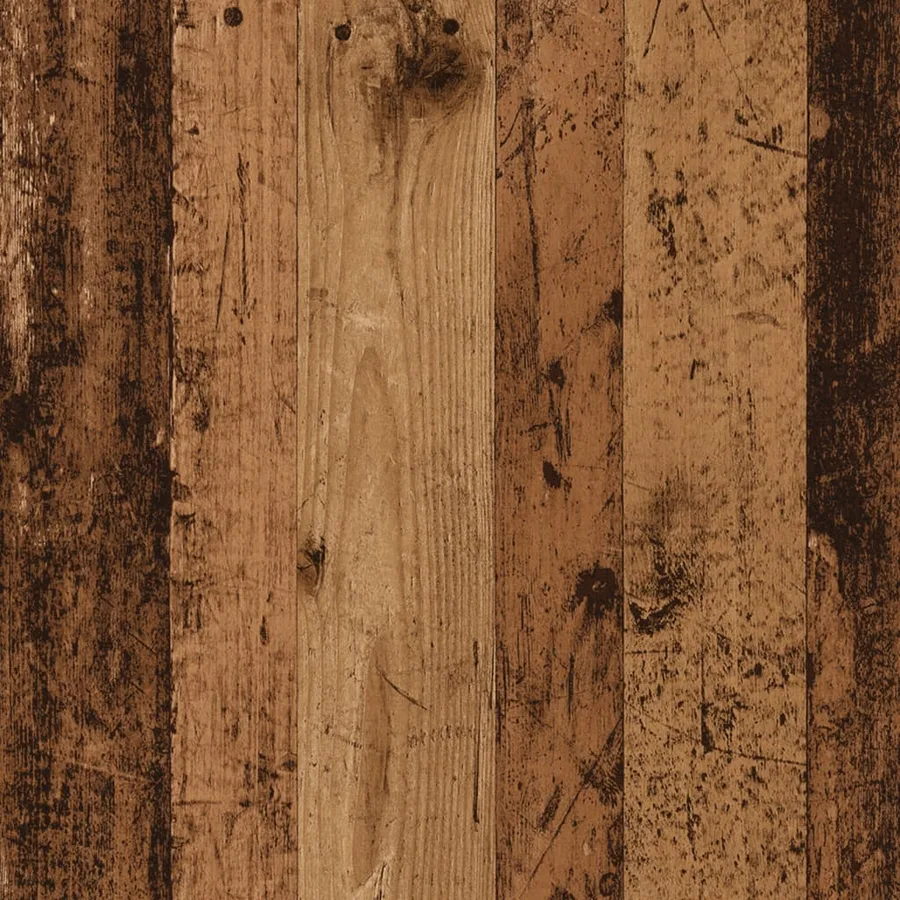 Étagère murale en forme de cube vieux bois bois d'ingénierie - 9