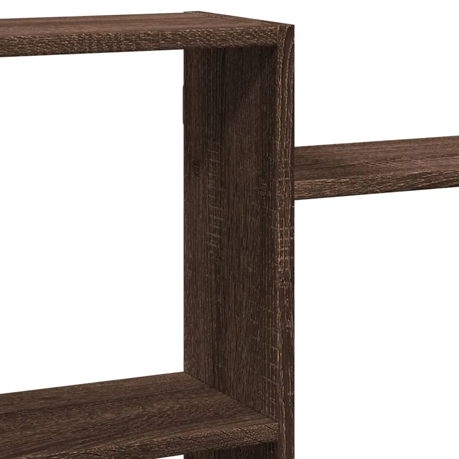 Étagère murale chêne marron 159x18x65 cm bois d'ingénierie - 7