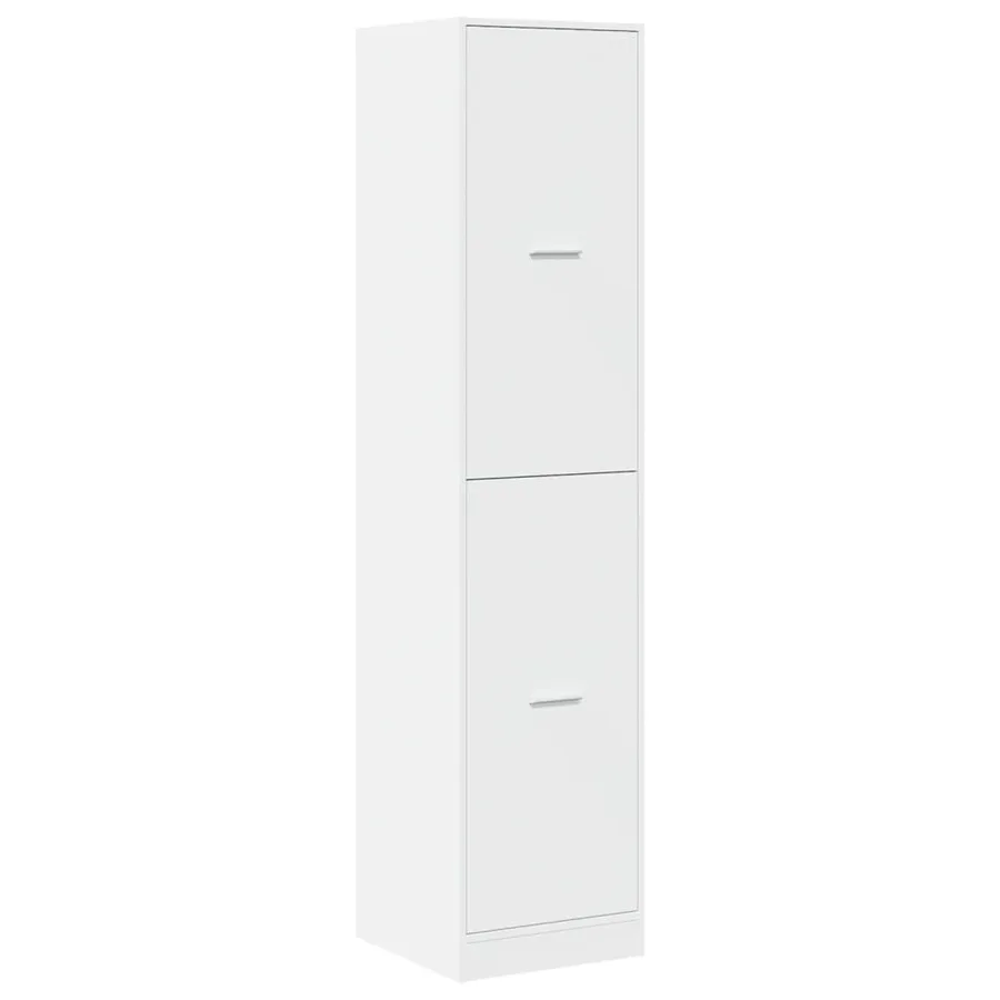 Armoire d'apothicaire blanc 40x41x174,5 cm bois d'ingénierie - 4