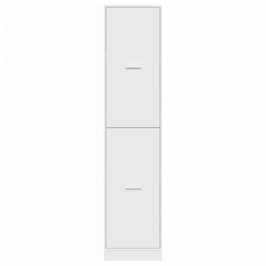 Armoire d'apothicaire blanc 40x41x174,5 cm bois d'ingénierie - 5
