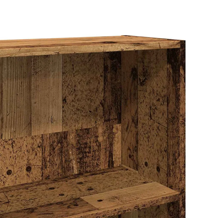 Bibliothèque vieux bois 80x30x189 cm bois d'ingénierie - 7