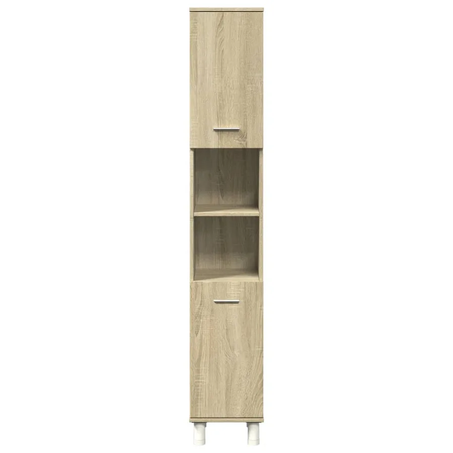 Ensemble de meubles de salle de bain 4 pcs chêne sonoma - 11