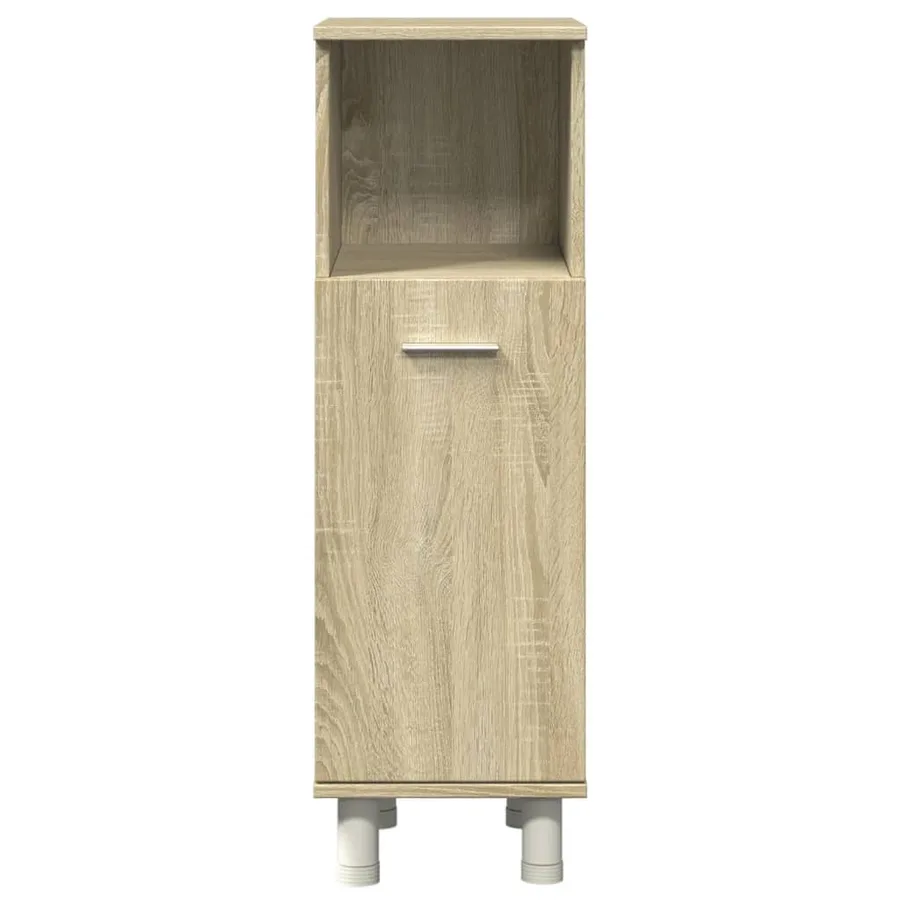 Ensemble de meubles de salle de bain 4 pcs chêne sonoma - 9
