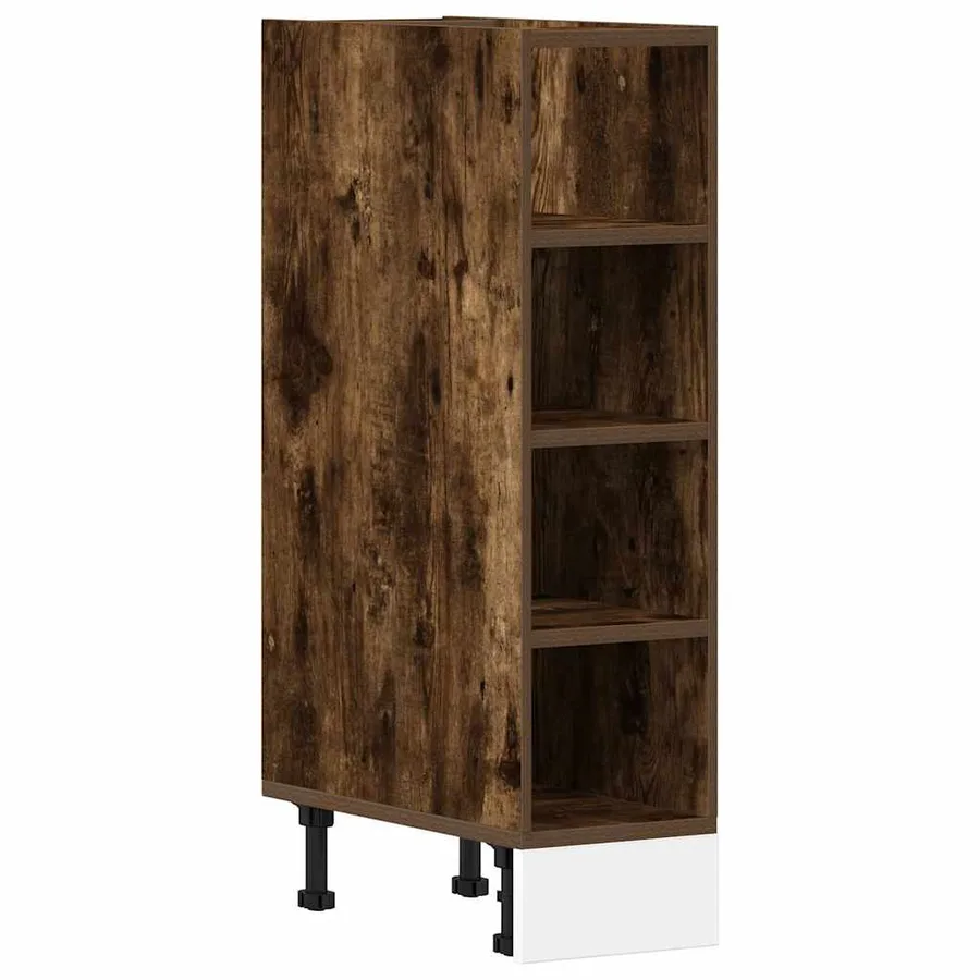 Meuble bas "Riga" Chêne fumé 20 x 44,5 x 81,5 cm Bois d'ingénierie - 2