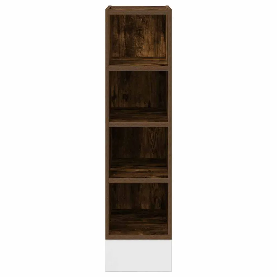 Meuble bas "Riga" Chêne fumé 20 x 44,5 x 81,5 cm Bois d'ingénierie - 4