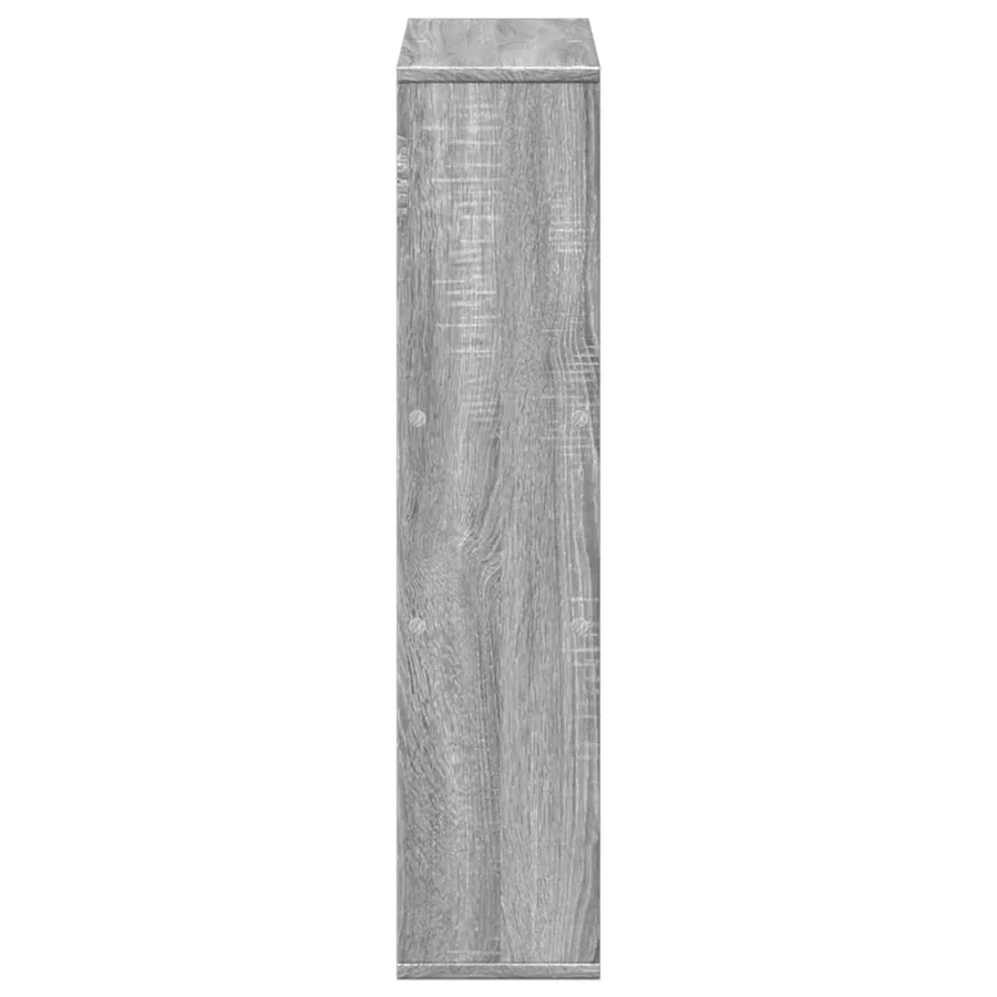 Bibliothèque sonoma gris 63x20x90 cm bois d'ingénierie - 6