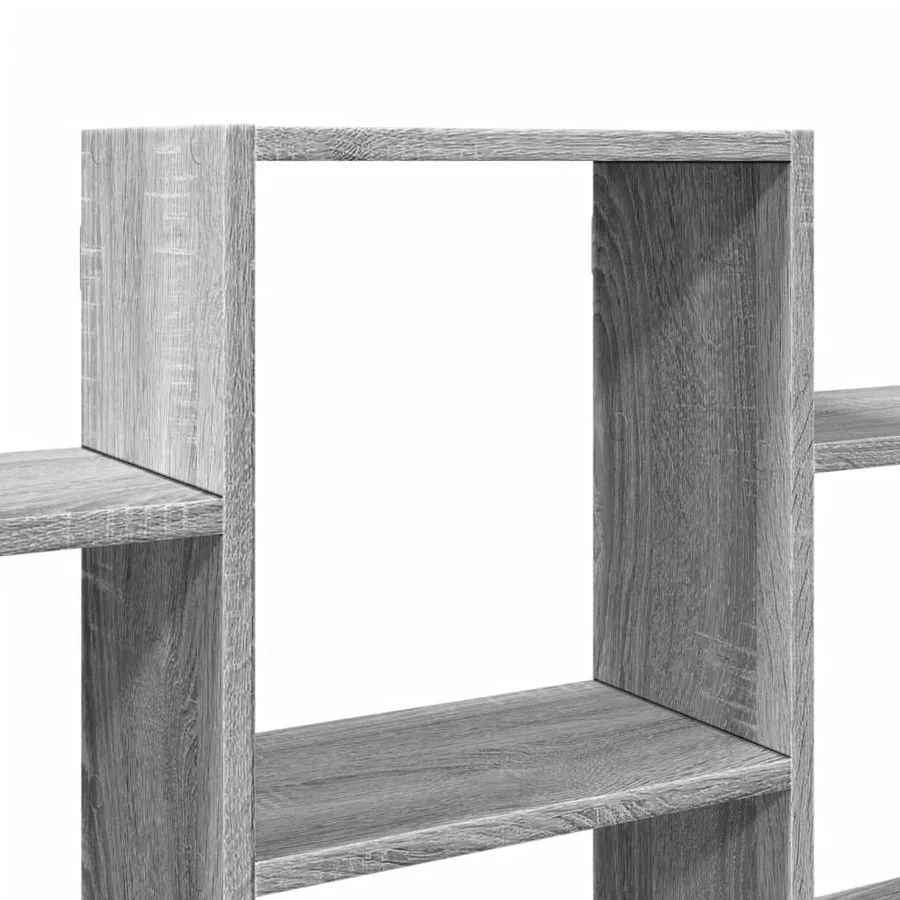 Étagère murale sonoma gris 159x18x66 cm bois ingénierie - 7