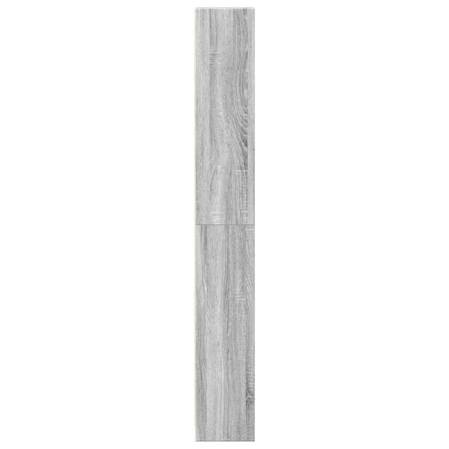 Bibliothèque sonoma gris 40x24x176 cm bois d'ingénierie - 6