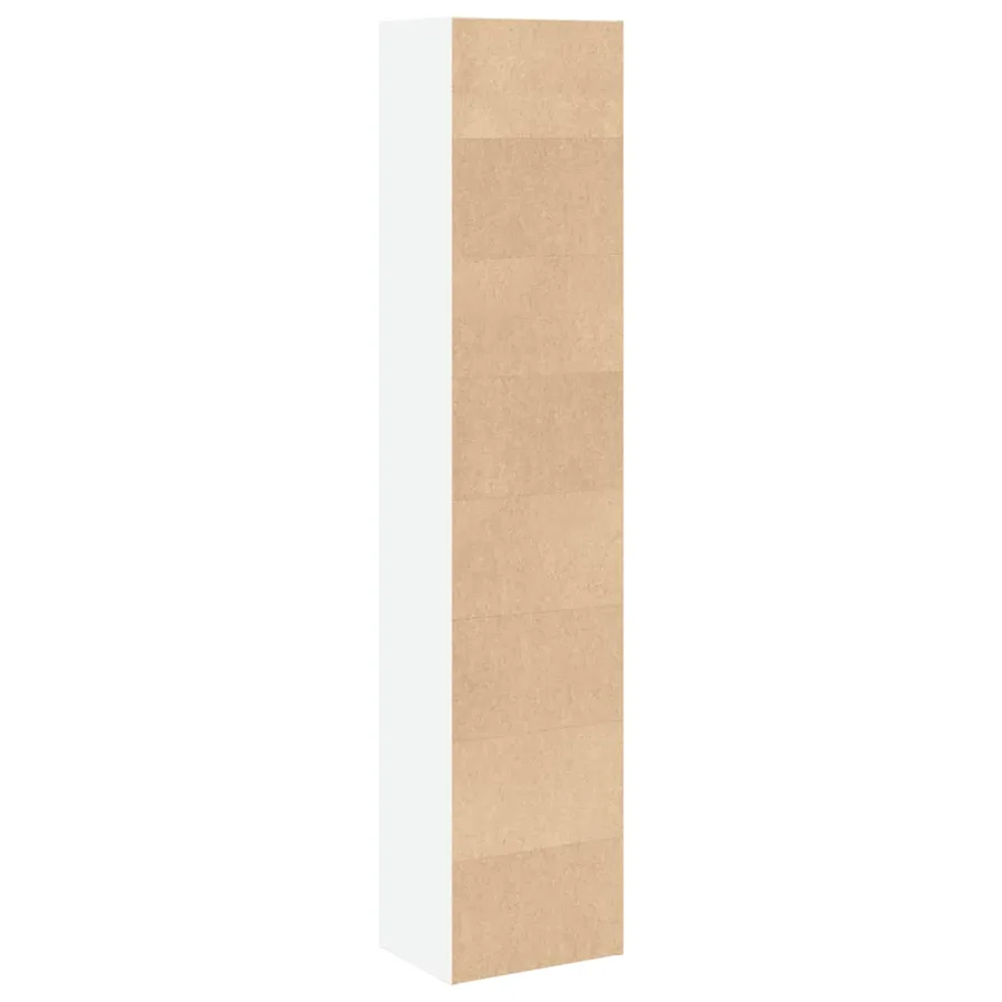 Bibliothèque blanc 40x30x189 cm bois d'ingénierie - 5