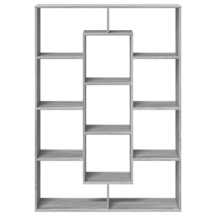 Bibliothèque sonoma gris 102x29x143 cm bois d'ingénierie - 5