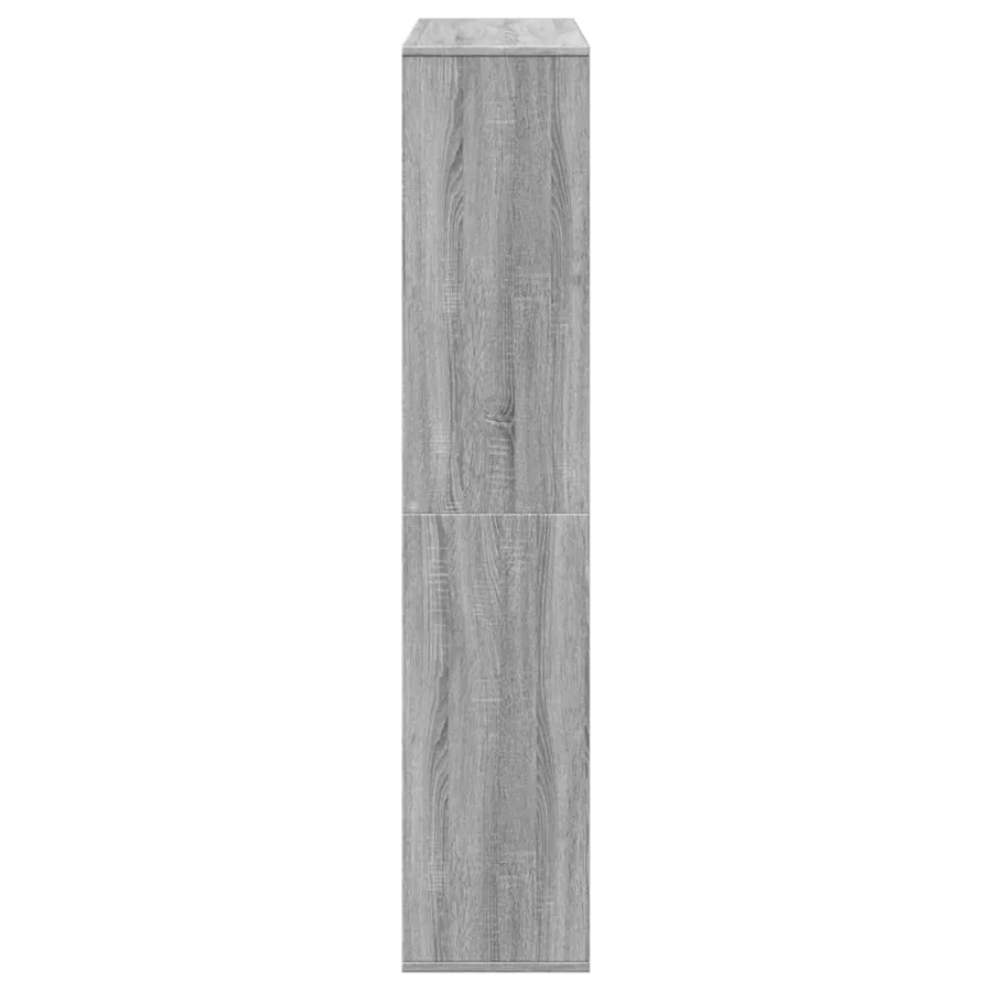 Bibliothèque sonoma gris 102x29x143 cm bois d'ingénierie - 6