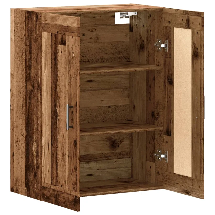 Buffet vieux bois 69,5x34x90 cm bois d'ingénierie - 5