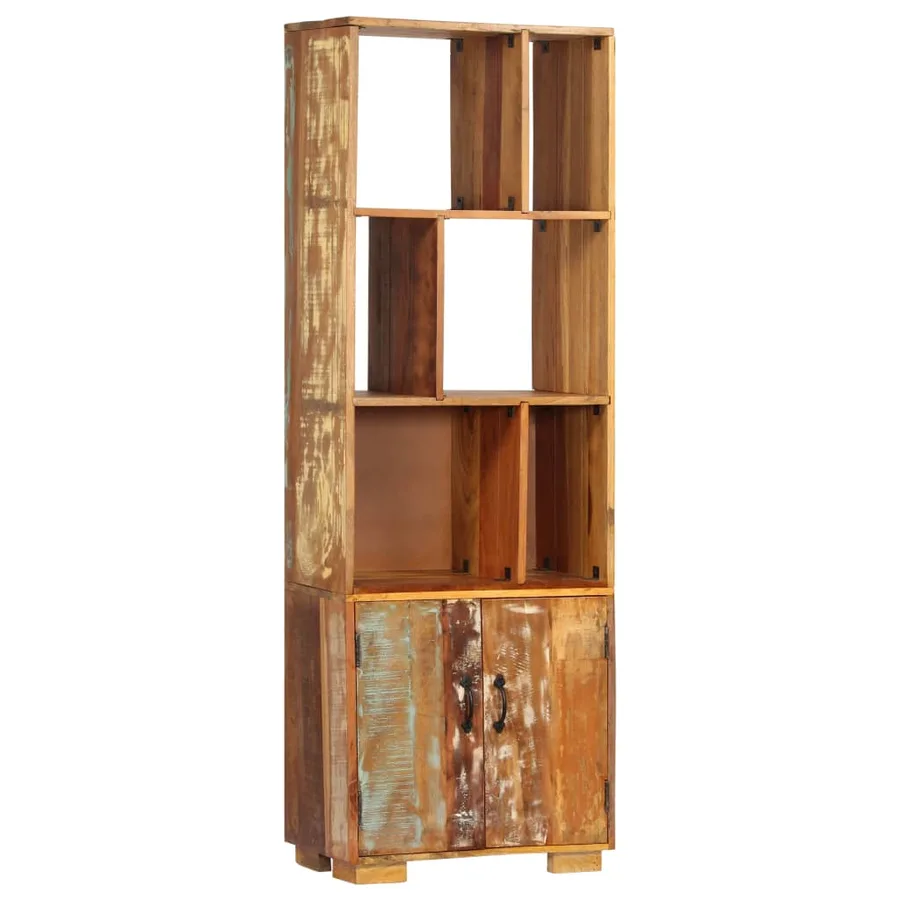 Bibliothèque 60x35x180 cm Bois de récupération solide - 9