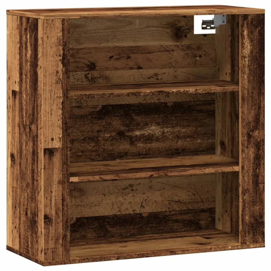 Armoire murale vieux bois 80x33x80 cm bois d'ingénierie - 2