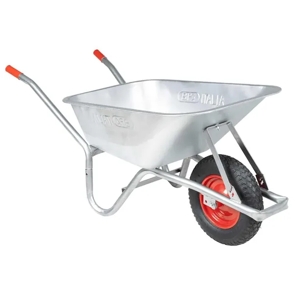 Brouette 90 L 150 kg acier galvanisé et plastique