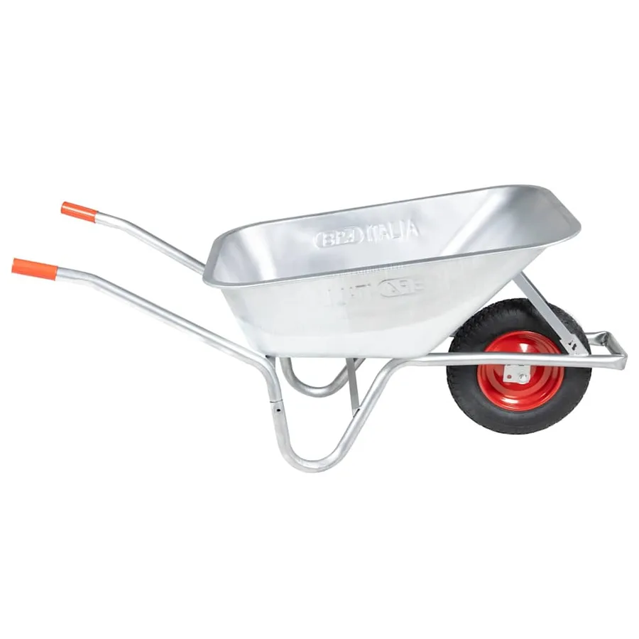 Brouette 90 L 150 kg acier galvanisé et plastique - 2