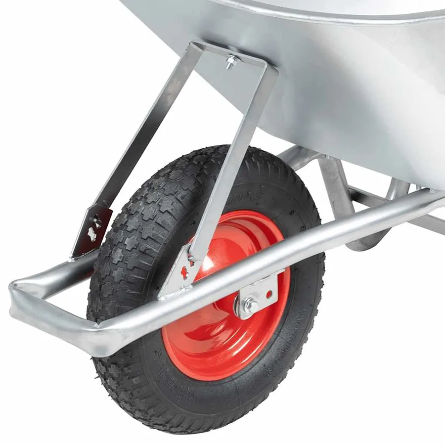 Brouette 90 L 150 kg acier galvanisé et plastique - 5