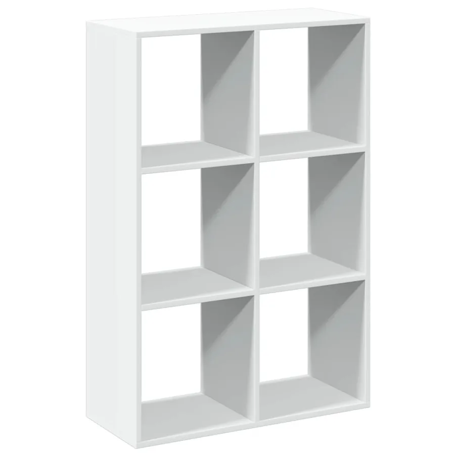 Étagère séparatrice de pièce blanc 69,5x29x103,5 cm - 6