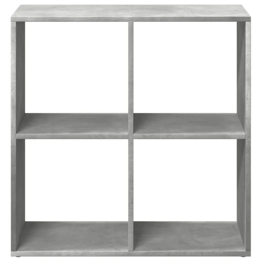 Étagère séparatrice de pièce gris béton 69,5x29x69,5 cm - 5