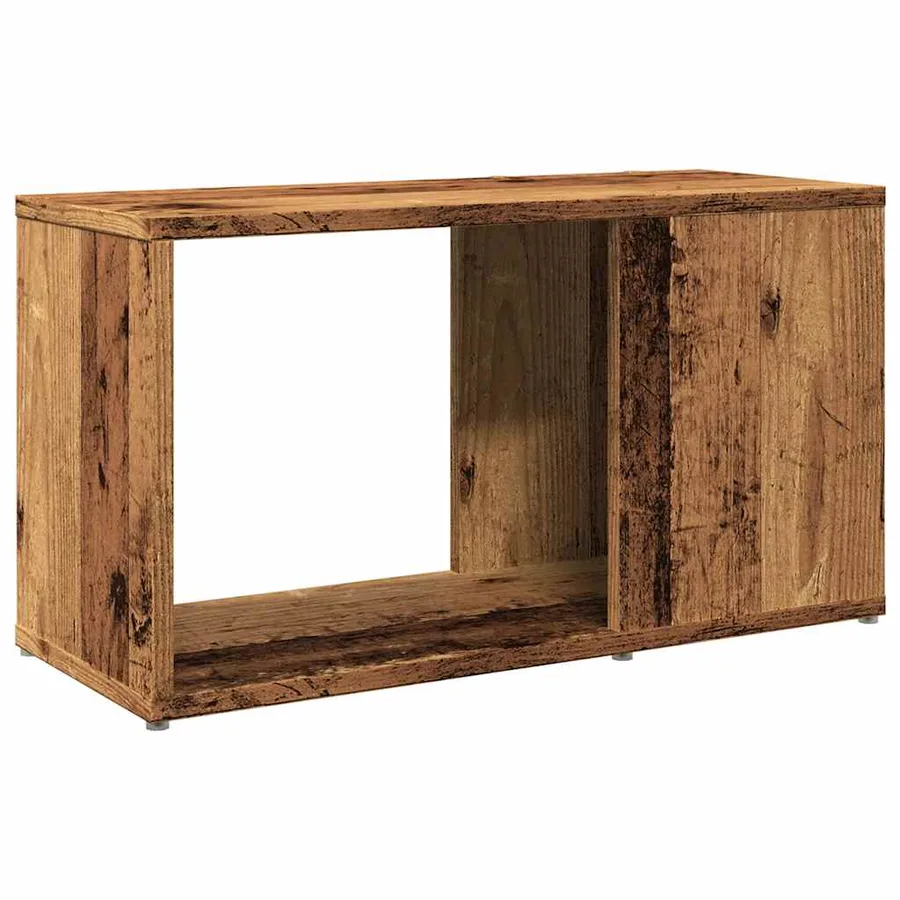 Meuble TV vieux bois 60x24x32cm bois d'ingénierie - 7