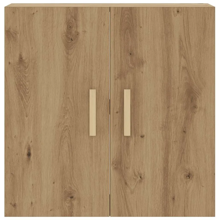 Armoire murale chêne artisanal 60x31x60 cm bois d'ingénierie - 5