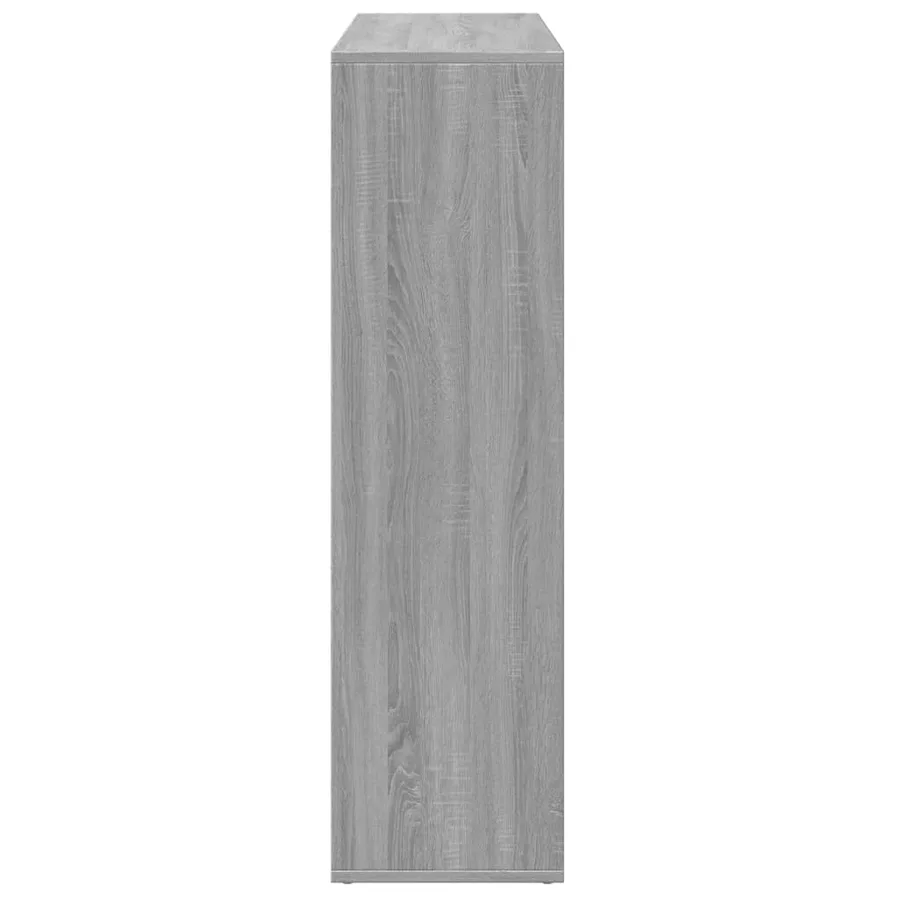 Étagère séparatrice de pièce sonoma gris 102x29x103,5 cm - 7