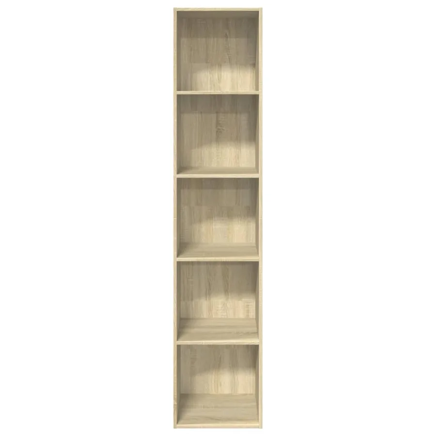 Bibliothèque chêne sonoma 40x30x189 cm bois d'ingénierie - 4