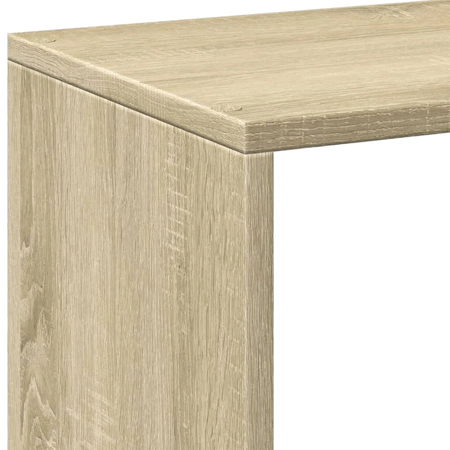 Étagère séparatrice de pièce chêne sonoma 102x29x103,5 cm - 9