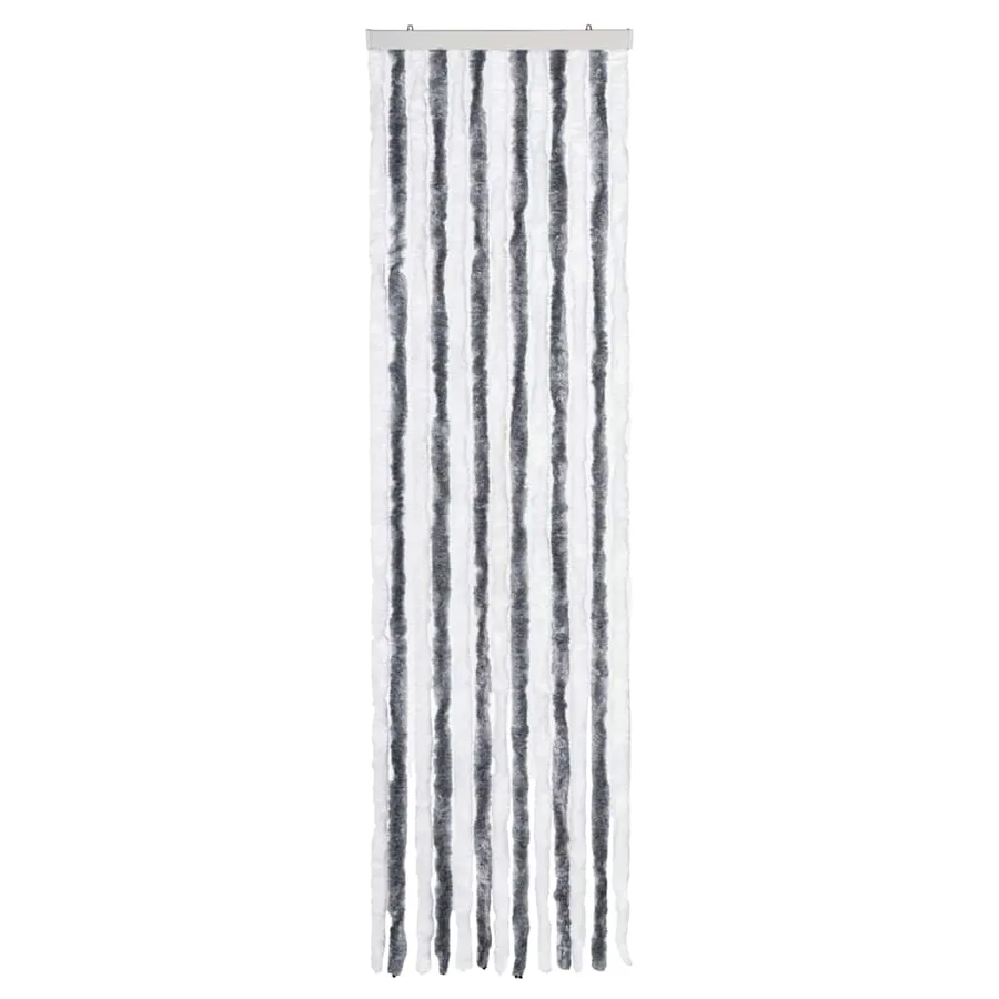 Moustiquaire Gris et blanc 56 x 185 cm Chenille - 3