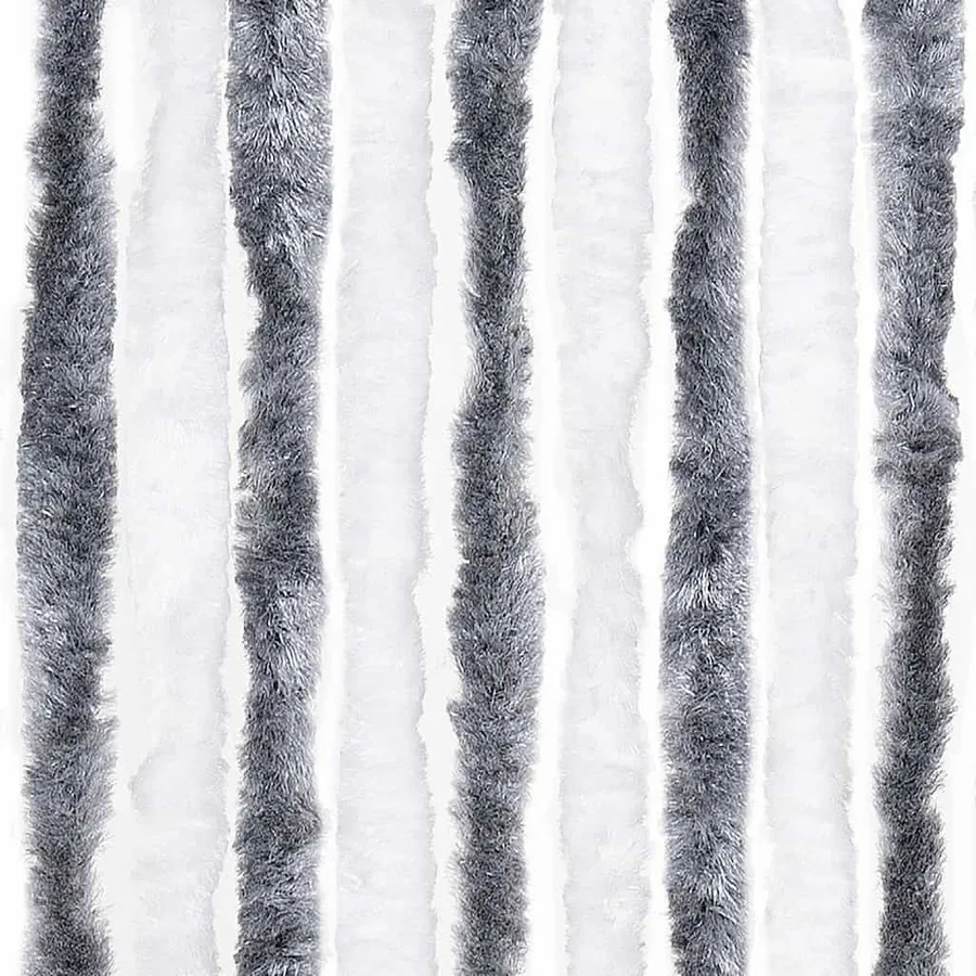 Moustiquaire Gris et blanc 56 x 185 cm Chenille - 6