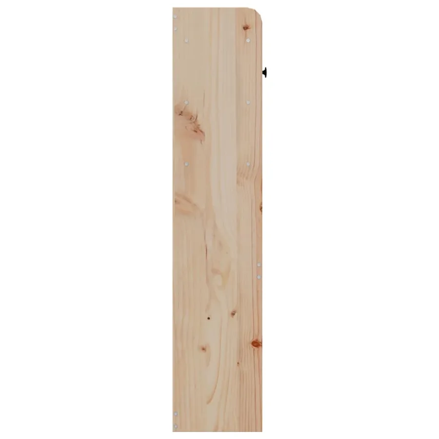 Tête de lit avec rangement 75 cm bois massif de pin - 5