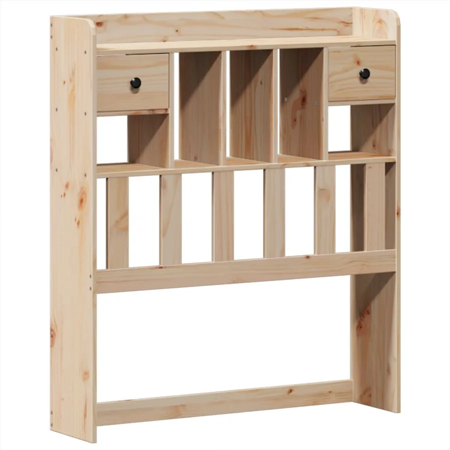 Cadre de lit sans matelas 90x200 cm bois de pin massif - 8