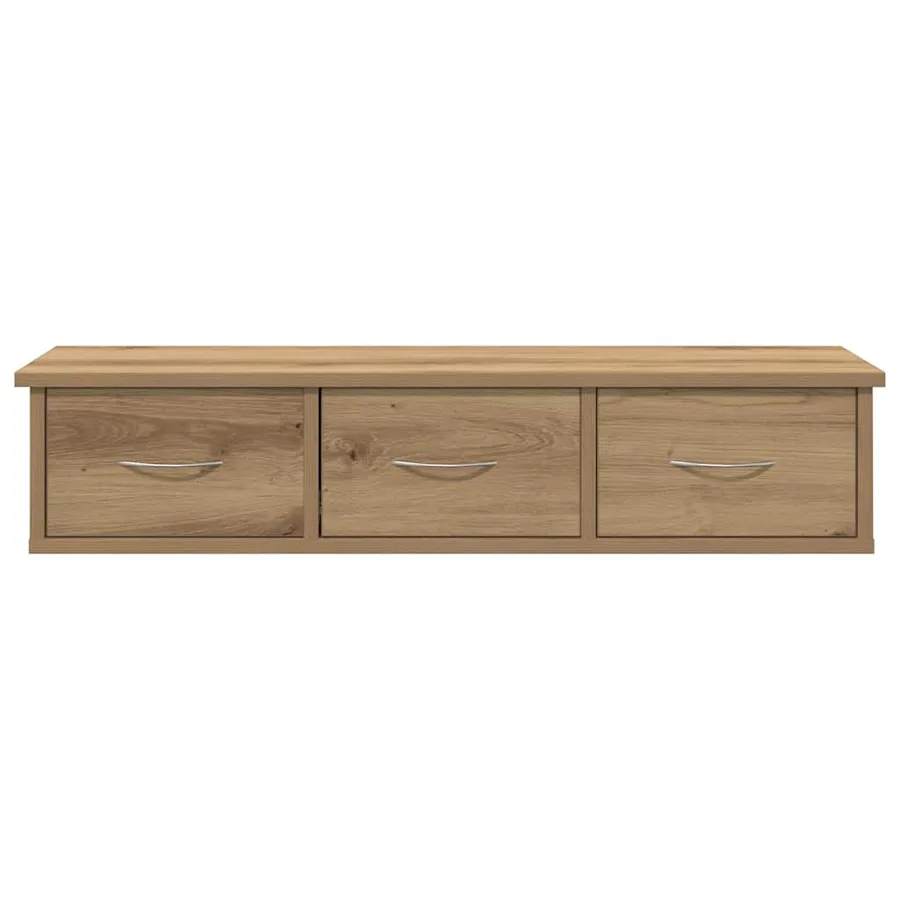 Armoire murale chêne artisanal 88x26x18,5 cm bois d'ingénierie - 4