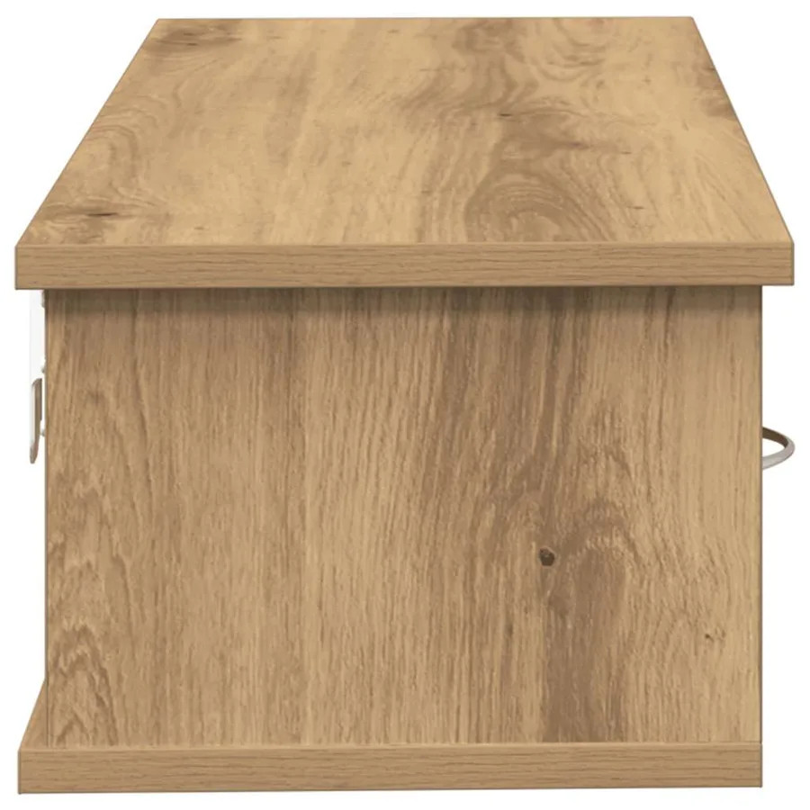 Armoire murale chêne artisanal 88x26x18,5 cm bois d'ingénierie - 5