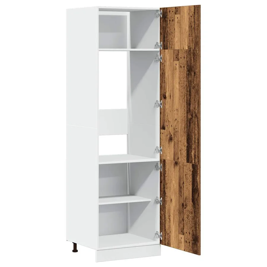 Armoire réfrigérée "Lyon" Bois ancien 60 x 57 x 207 cm Bois d'ingénierie - 5